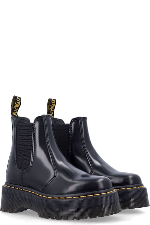 Homeware Dr. Martens Dr. Martens 2976 Quad Black Leather Chelsea Boots