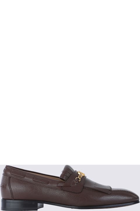 Valentino Garavani Shoes for Men Valentino Garavani Brown Leather Loafers