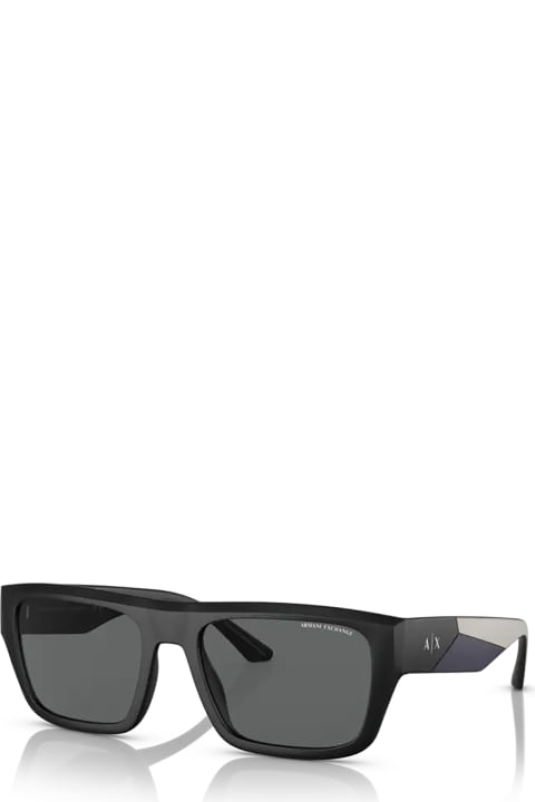 メンズ Armani Exchangeのアイウェア Armani Exchange Ax4124su Matte Black Sunglasses