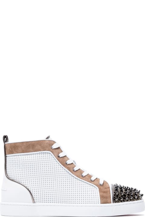 Christian Louboutin for Men Christian Louboutin Leather Sneakers With Spikes
