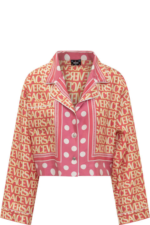 Versace Coats & Jackets for Women Versace Shirt With Logo