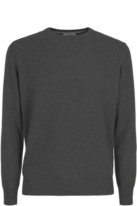 Kangra for Men Kangra Grey Wool And Cashmere Sweater