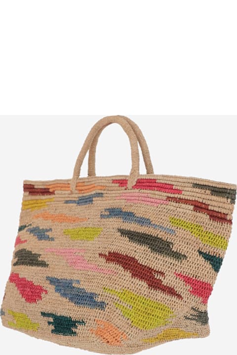Ibeliv for Women Ibeliv Vanilla Raffia Handbag