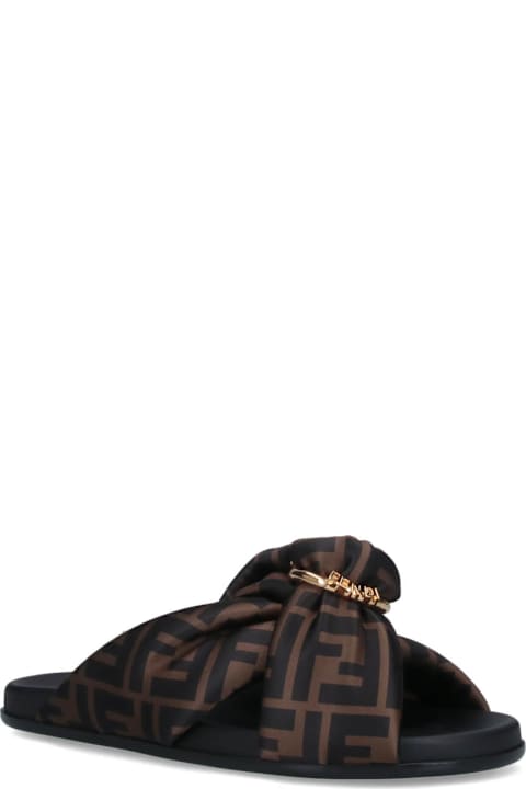 Fendi "feel" Slide Sandals