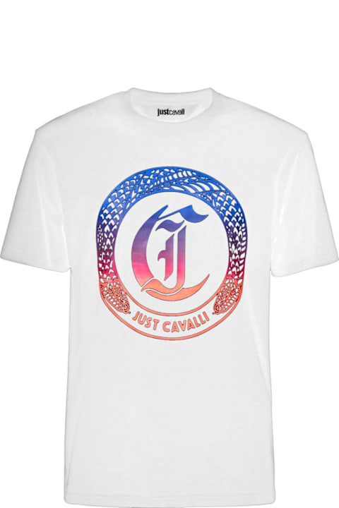 Homeware Just Cavalli Just Cavalli White Short Sleeves T-shirt