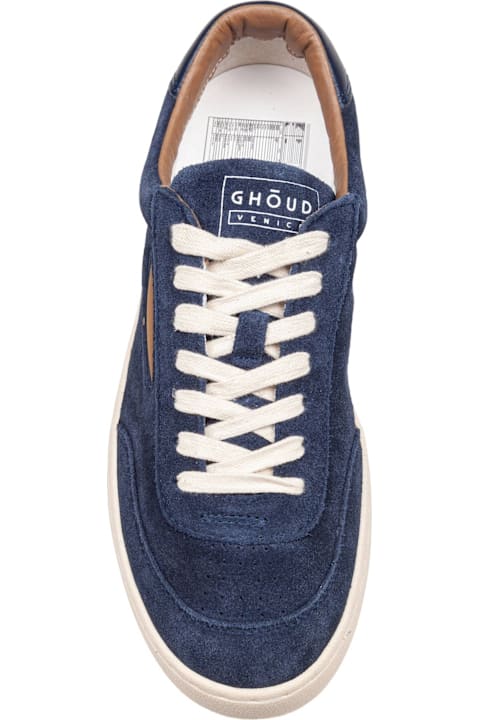 GHOUD Sneakers for Men GHOUD Lido Suede Sneakers Blue Color