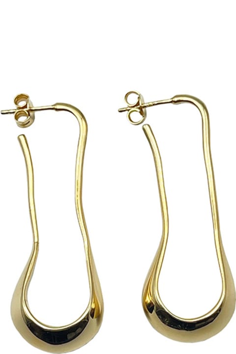 Lemaire Earrings for Women Lemaire Gold Short Drop Earrings