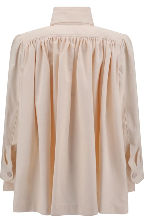 Boho Revolution for Women Chloé Cotton Gabardine Gathered Jacket