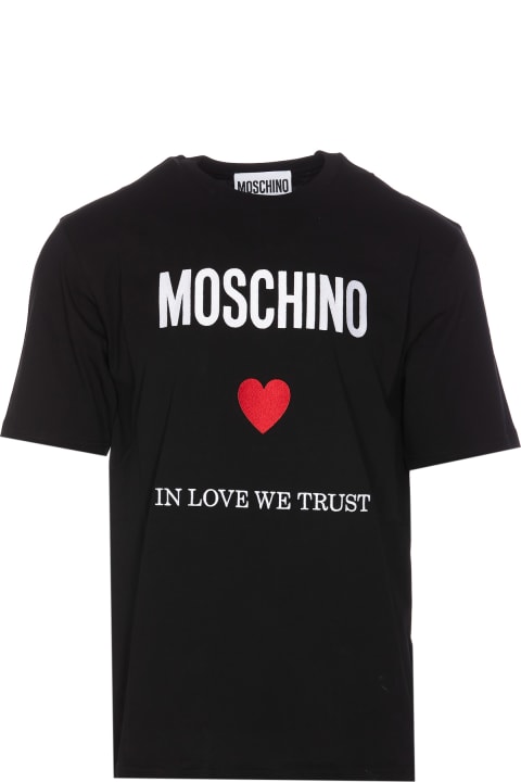 Moschino Men Moschino In Love We Trust T-shirt