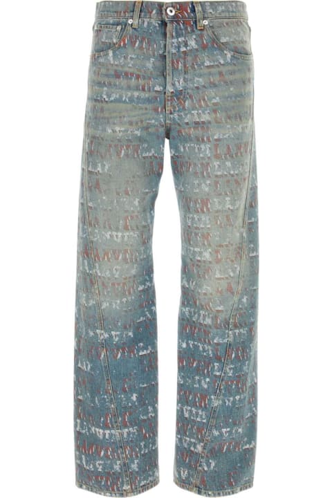 Jeans for Men Lanvin Printed Denim Lanvin X Future Jeans