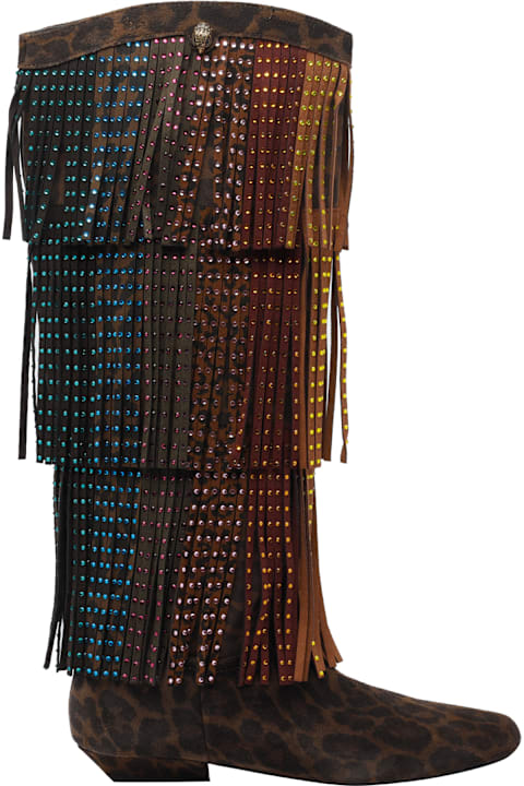 Kurt Geiger Western Fringe Boots