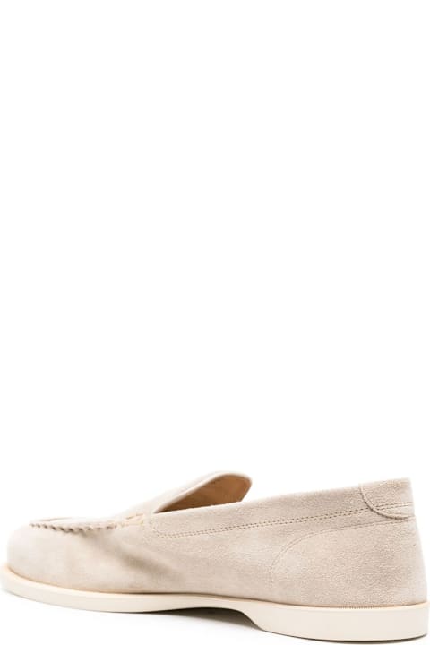 John Lobb for Kids John Lobb Pace Suede Leather Loafers