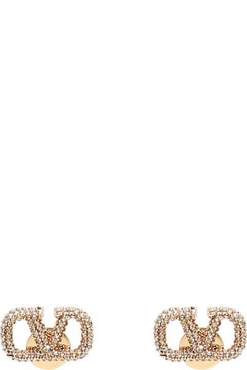 Jewelry for Women Valentino Garavani Vlogo Signature Crystal Earrings