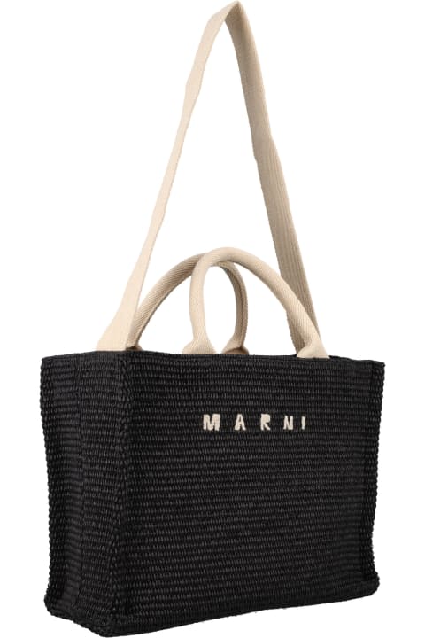 Marni Bags for Women Marni Small Raffia Tote Bag