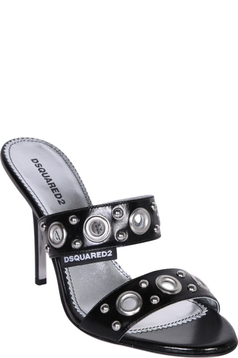Dsquared2 Sandals for Women Dsquared2 Gothic Black Sandals