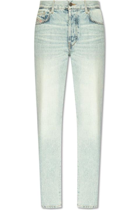 Jeans for Women Diesel D-ark Logo-patch Straight-leg Jeans