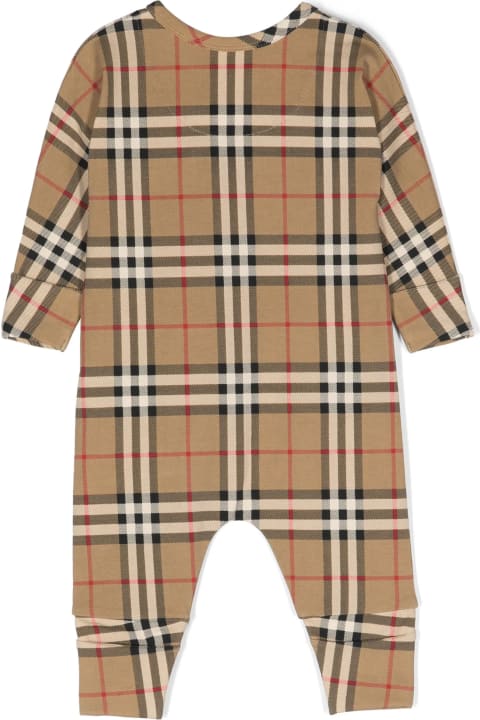 Fashion for Kids Burberry Beige Set Baby Unisex
