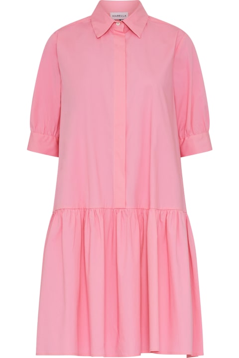 Marella Clothing for Women Marella Pink Midi Dress