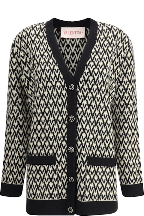 Valentino Garavani Sweaters for Women Valentino Garavani V Cardigan