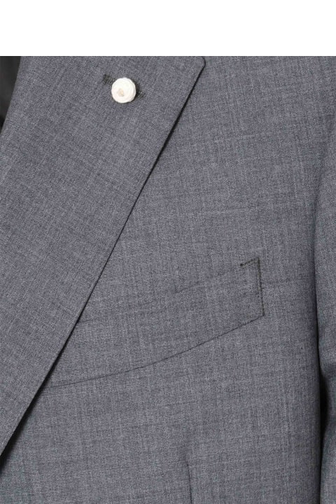 Luigi Bianchi Mantova Suits for Men Luigi Bianchi Mantova Gray Men's Suit