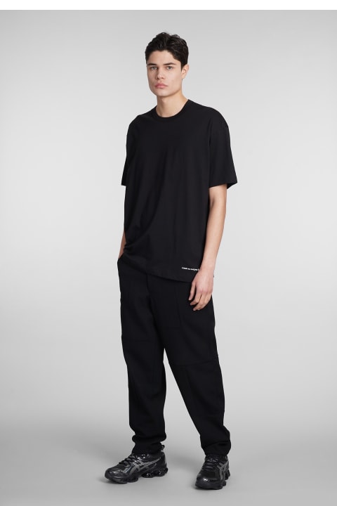 Comme des Garçons Shirt Boy ملابس علوية لـ القسم الرجالي Comme des Garçons Shirt Boy T-shirt In Black Cotton