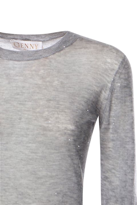 Genny for Kids Genny Ultrafine Wool Sweater With Sequins