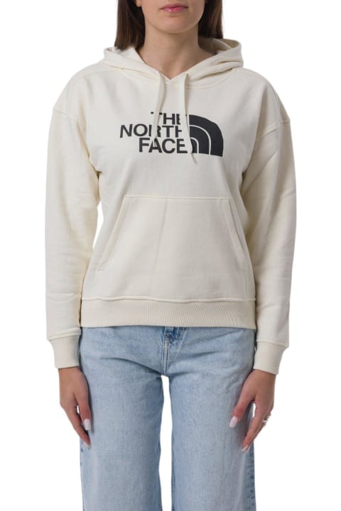 ウィメンズ フリース＆ラウンジウェア The North Face Logo Printed Drawstring Hoodie