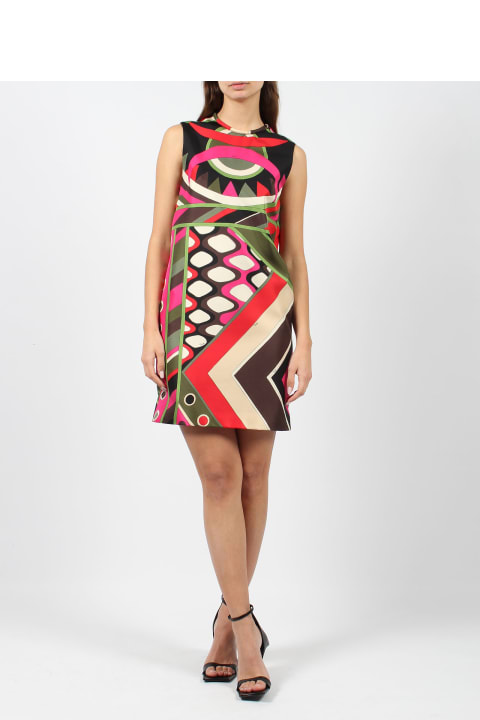 Fashion for Women Pucci Vivara-print Silk-twill Dress