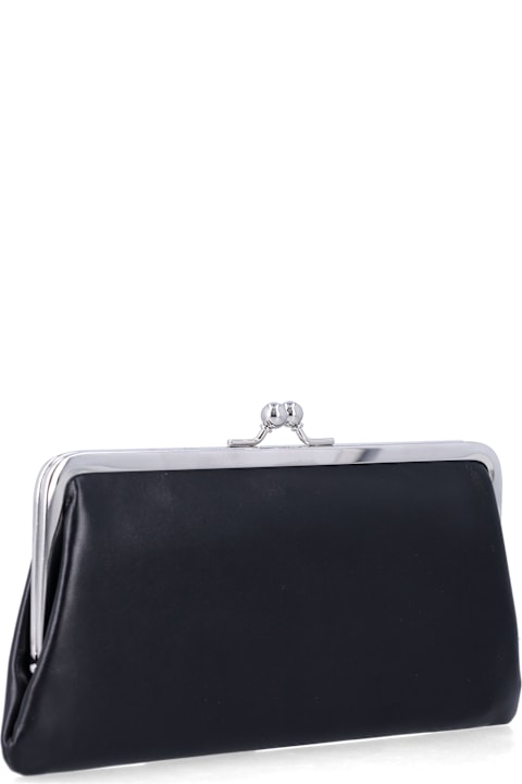 Comme des Garçons Wallet for Kids Comme des Garçons Wallet Comme Des Garçons Wallet Large Smooth Leather Kiss-clasp Purse