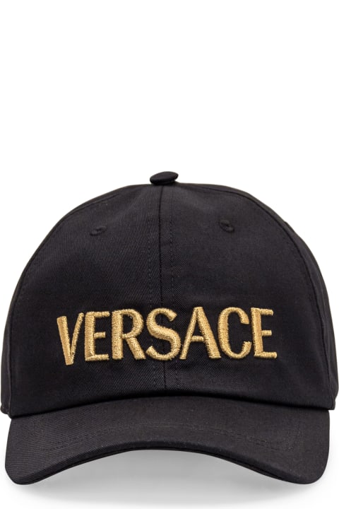 Hats for Men Versace Logo Baseball Cap