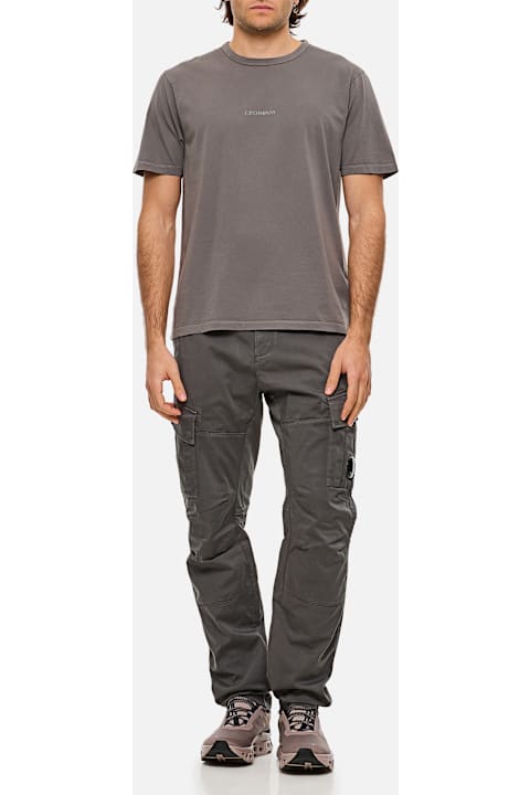 Homeware C.P. Company 70/2 Mercerized Jersey Printed Logo T-shirt