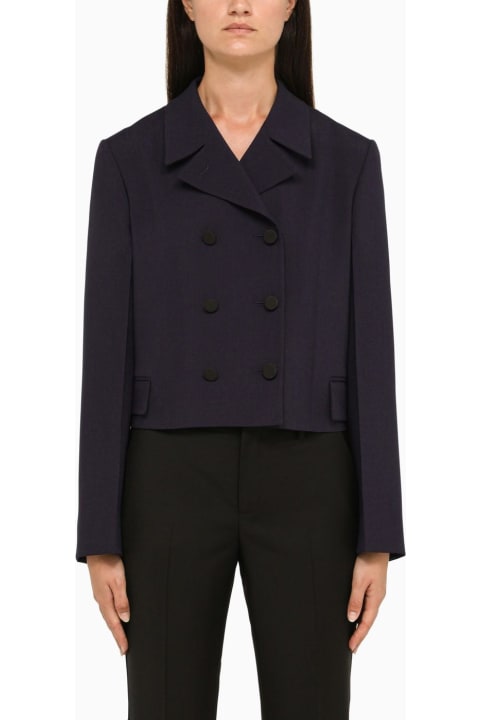 Gucci Coats & Jackets for Women Gucci Cosmo Mohair Double-breasted Jacket