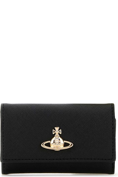 Vivienne Westwood for Women Vivienne Westwood Black Synthetic Leather Key Ring