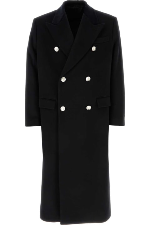 Prada Clothing for Men Prada Black Cashmere Coat
