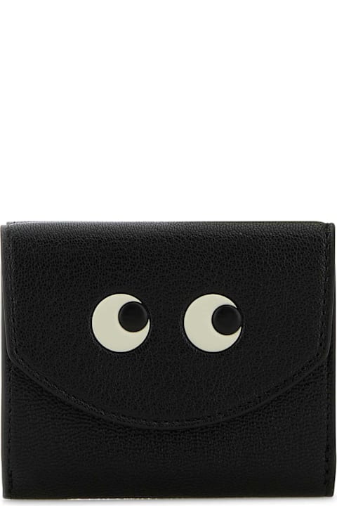 Anya Hindmarch for Women Anya Hindmarch Black Leather Wallet