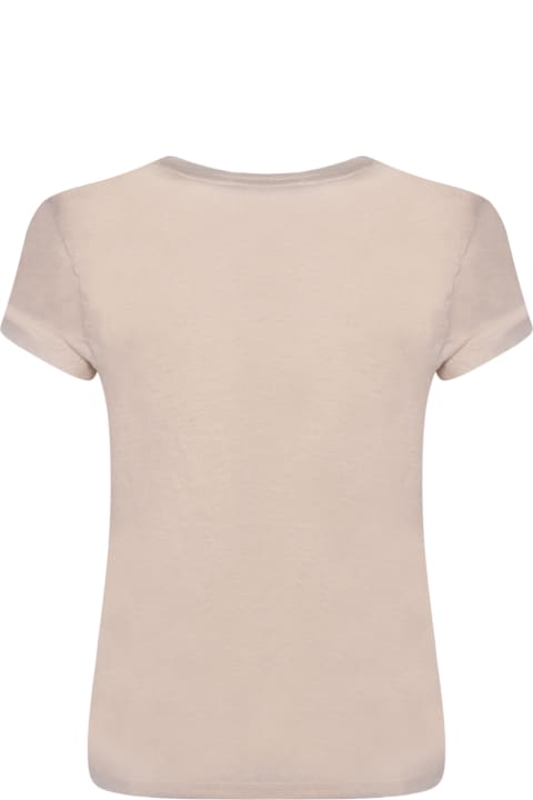 IRO Topwear for Women IRO Iro Beige Linen T-shirt