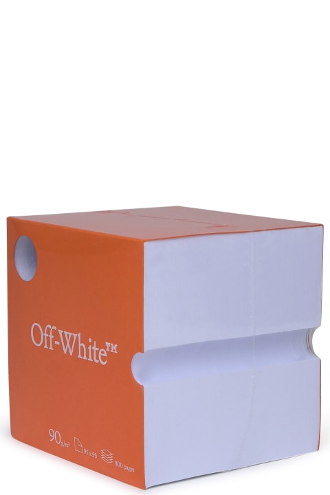 Sale for Men Off-White Orange Paper Meteor Notepad