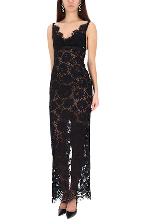 self-portrait لـ Men self-portrait Long Lace Dress