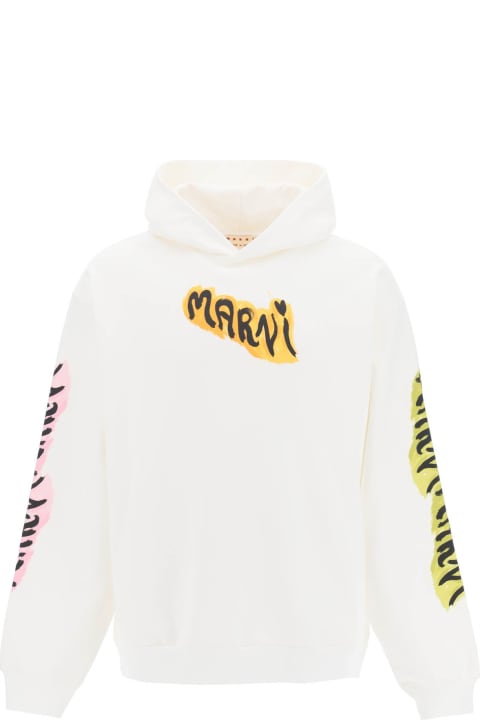 أدوات منزلية Marni Logo Print Hoodie