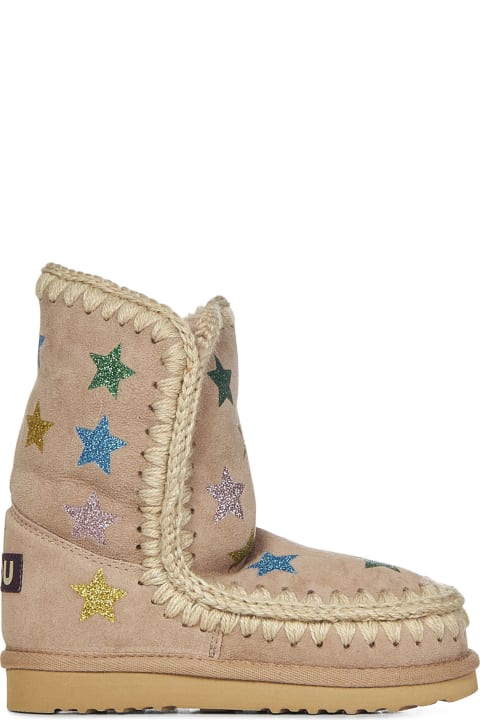 Eskimo Kid Glitter Printed Stars Boots