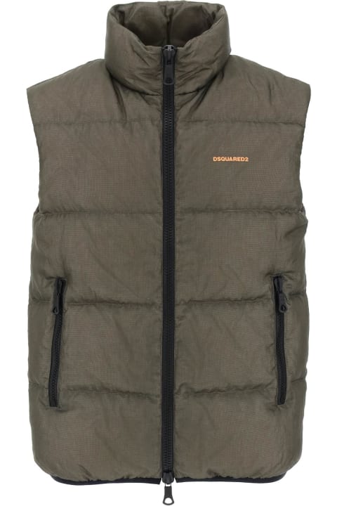 Dsquared2 Coats & Jackets for Men Dsquared2 Ripstop Puffer Vest