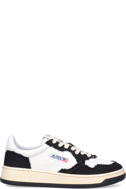 Autry for Men Autry Medalist Leather And Canvas Sneakers