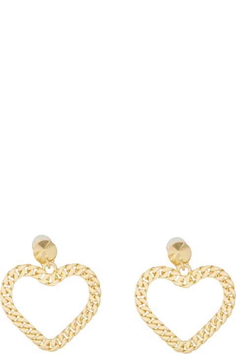 Moschino Earrings for Women Moschino "chain Heart" Earrings