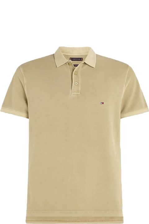 Clothing for Men Tommy Hilfiger Olive Regular Fit Polo Shirt