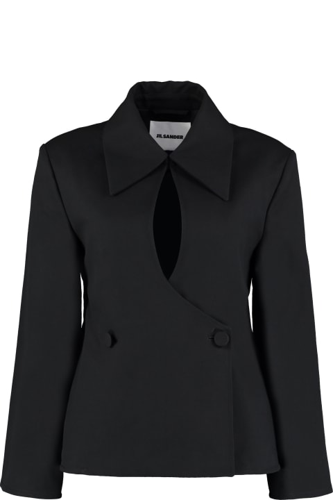 Jil Sander for Women Jil Sander Button-front Cotton Jacket
