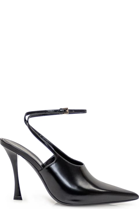 High-Heeled Shoes for Women Givenchy Show Leather Pointy-toe Slingback
