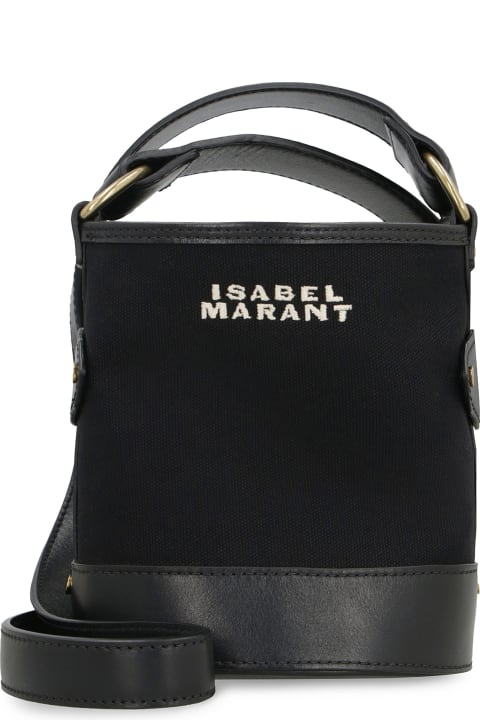 Isabel Marant Totes for Women Isabel Marant Samara Logo Embroidered Small Shoulder Bag