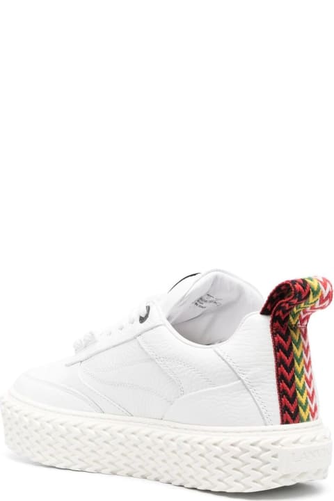 Lanvin Wedges for Women Lanvin White Curbies 2 Low-top Sneakers