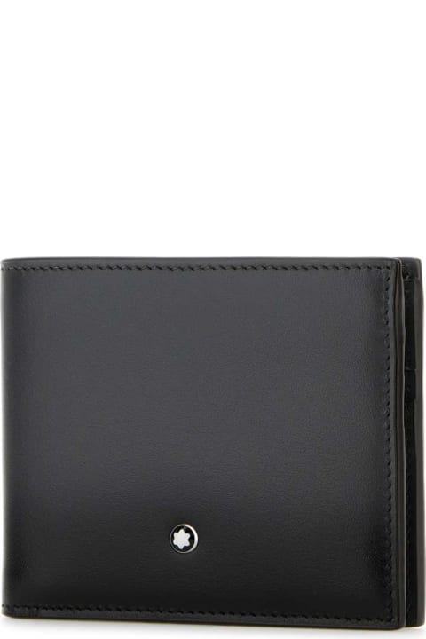 Montblanc Accessories for Women Montblanc Dark Grey Leather Wallet