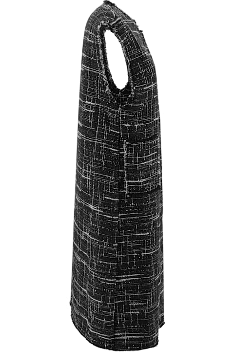 Charlott for Men Charlott Long Bouclé Tweed Waistcoat.